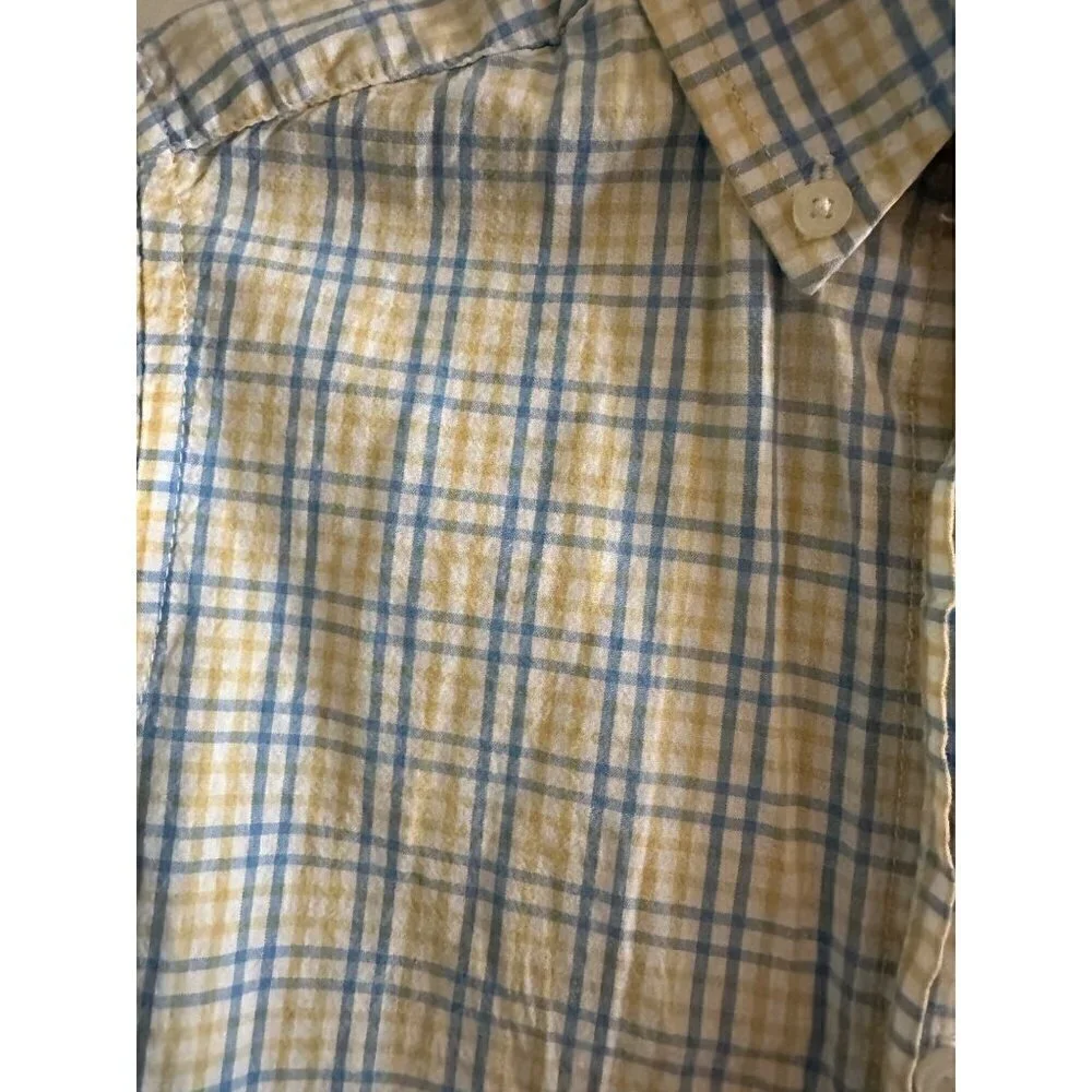 The Childrens Place Plaid Collared Shirt Size Youth Medium (7/8)
